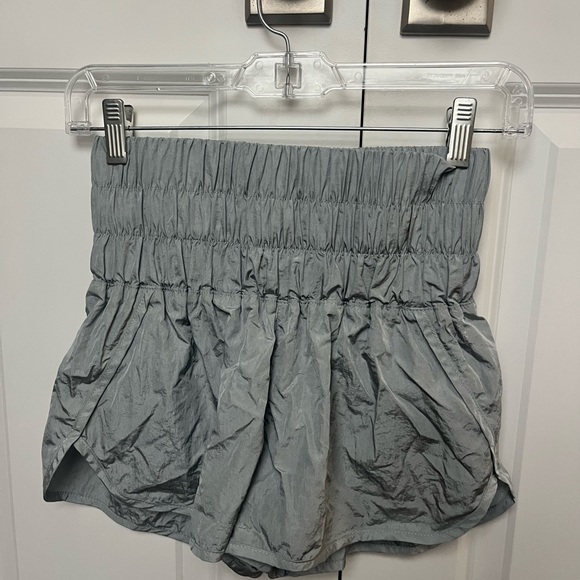 Grey high waisted shorts | free people movement | size XS - Picture 2 of 3